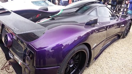 骚气十足 ---- 紫色帕加尼 zonda 760rs