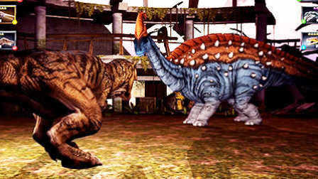 侏罗纪恐龙世界 霸王龙大战变种恐龙