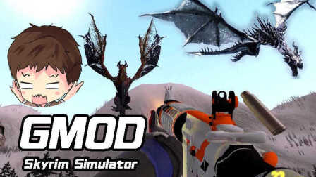 【小枫的GMOD】星战母舰大战上古巨龙 | 老滚5模拟(Skyrim Simulator)
