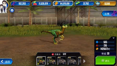 侏罗纪世界游戏第222期：霸王龙、迅猛龙和狂暴龙★恐龙公园