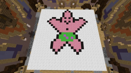 【榨菜解说】17.2.6直播回顾 我的世界速建部分 大师教你如何建造派大星