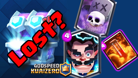 ★皇室战争★关于丢失的选卡宝箱和冲杯最快的毒药墓地 #G632★Clash Royale★酷爱娱乐解说