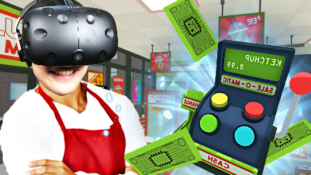 【屌德斯解说】 VR工作模拟器 黑心超市收营员教你如何敲诈顾客！