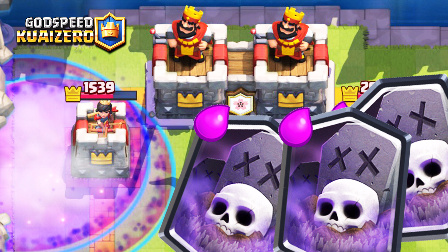 ★皇室战争★双墓地，2v2部落战的激情与活力 #G642★Clash Royale★酷爱娱乐解说