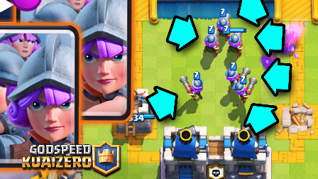 ★皇室战争★六个火枪手！2v2部落战双三枪搭配 #G644★Clash Royale★酷爱娱乐解说