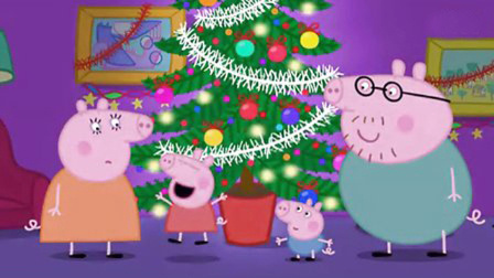 小猪佩奇圣诞树 粉红小猪妹圣诞礼物