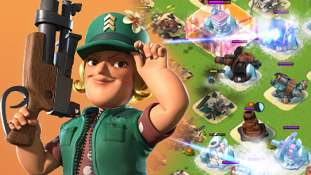 ★海岛奇兵★第六关比第七关还难的克隆岛 #G435★Boom Beach★酷爱娱乐解说