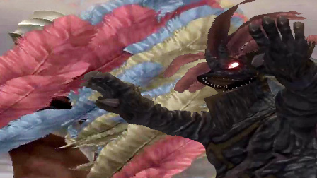 迪迦奥特曼被怪兽酋长超级大招全身插满羽毛奥特曼格斗进化重生