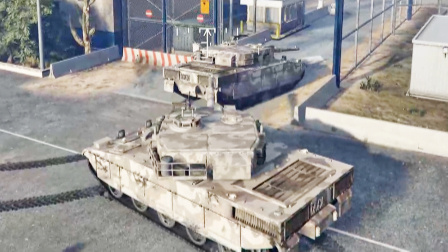 GTA5 开坦克闯监狱，警察军队全部出动（侠盗猎车5）