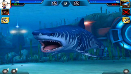 侏罗纪世界游戏第15期： 解锁水中新生物巨齿鲨 恐龙公园 永哥玩游戏