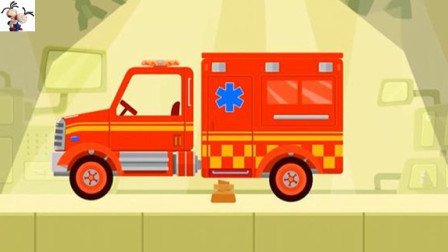 救护车 消防车 挖掘机 货运车 闪电赛车第2期 永哥玩游戏