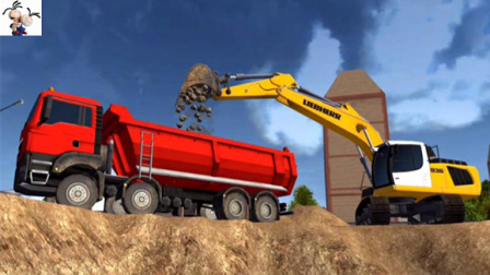 挖掘机模拟驾驶 吊车货车压路机推土机 工程车模拟驾驶 永哥玩游戏