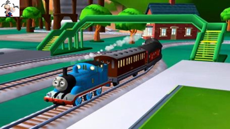 托马斯和他的朋友们第10期：飞跃火山岩 托马斯小火车亲子游戏 永哥玩游戏
