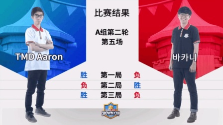 【皇室战争-亚洲皇冠杯】TMD AaRon vs 바카니(韩国)A组第五场(第二轮)