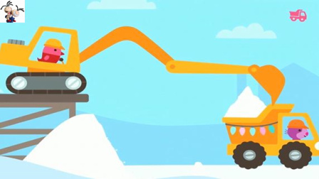 挖掘机推土机土方车造雪机 赛哥驾驶工程车 永哥玩游戏