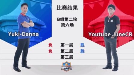 【皇室战争-亚洲皇冠杯】Yuki-Danna vs Youtube JuneCR, B组第六场(第二轮)