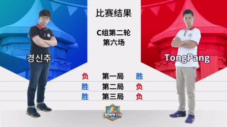 【皇室战争-亚洲皇冠杯】경신추 vs Tongpang，C组第六场