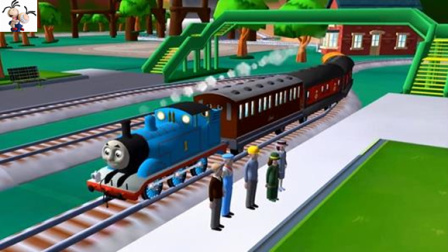 托马斯和他的朋友们第16期：托马斯古堡GOGO比赛 小火车游戏 永哥玩游戏