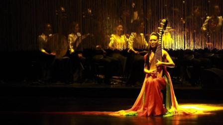 中国艺人在国外, 演奏琵琶大曲《十面埋伏》震
