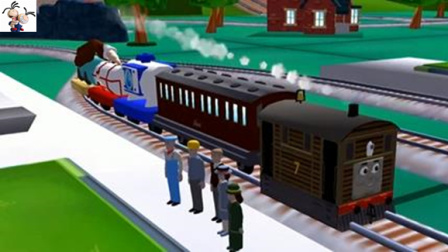 托马斯和他的朋友们第36期：呆呆的托比车头 小火车游戏永哥玩游戏