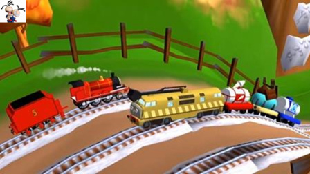 托马斯和他的朋友们第45期：狄赛尔的大脚 小火车游戏 永哥玩游戏