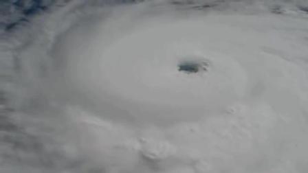 从空间站看美国飓风哈维是什么样的