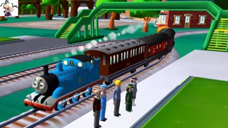 托马斯和他的朋友们第57期：托马斯和史赛宾合作 火车游戏 永哥玩游戏