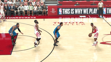 哈登、保罗 VS 威斯布鲁克、保罗乔治 NBA2K17名人堂难度