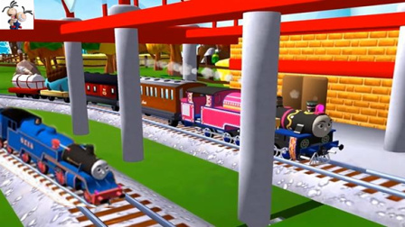托马斯和他的朋友们第68期：史赛宾的车厢 小火车游戏 永哥玩游戏