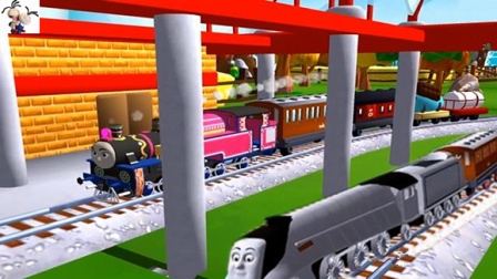 托马斯和他的朋友们第88期：高贵专列史赛宾 小火车游戏★永哥玩游戏