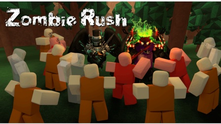 【妞宝宝】虚拟世界Roblox生化僵尸模拟器 僵尸大举进攻人类无处可逃