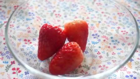 慕斯蛋糕教程酸甜细腻的草莓提拉米苏! _标清ux0自制奶油