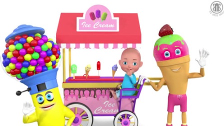 少儿早教益智色彩启蒙英语: 冰淇淋棒棒糖宝宝