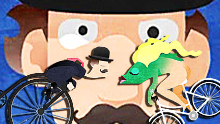 【屌德斯解说】 雪地单车 骑着自行车进入了巨人的耳朵里！最后居然还和鱼亲嘴！？
