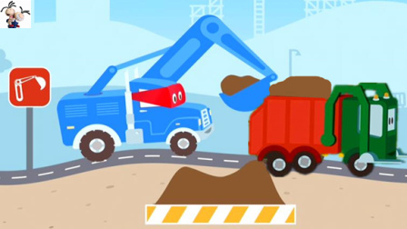 超级挖掘机15 超级卡车 挖掘机推土机运输车 汽车总动员★永哥玩游戏