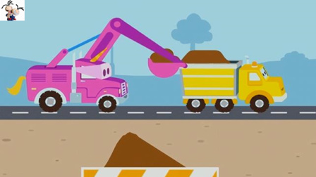 超级挖掘机16 超级卡车 挖掘机推土机运输车 汽车总动员★永哥玩游戏