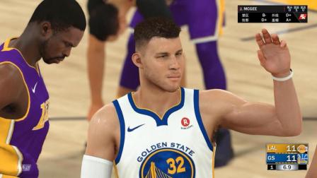 【布鲁】NBA2K18终极联盟：格里芬勇士队首秀！库里空接连线杜兰特死亡之扣（8）