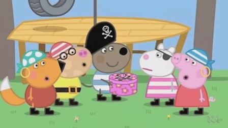 益智拼图, 小猪佩奇参加小狗丹尼的海盗生日派