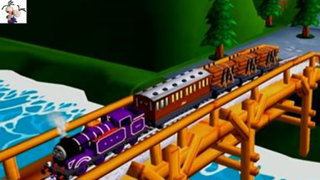 托马斯和他的朋友们第110期：紫色的赖安 托马斯火车游戏★永哥玩游戏
