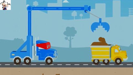 超级挖掘机23超级卡车 挖掘机推土机运输车 汽车总动员★永哥玩游戏