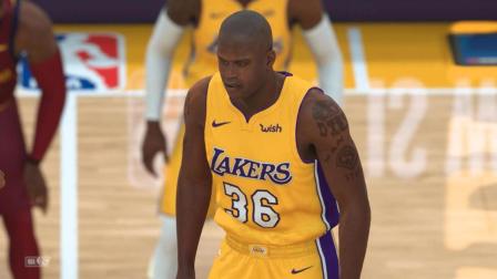 【布鲁】NBA2K18生涯模式：湖人vs骑士！慢热的奥尼尔挣扎的詹姆斯（35）