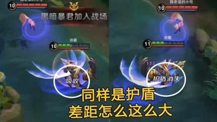 王者荣耀 同样是护盾, 有抗性和没抗性时差距这么大?