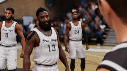 【布鲁】NBALive18生涯模式：德鲁联赛！挑战哈登詹姆斯乔治组合！（六）