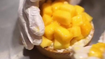 芒果小蛋糕1分钟做法, 你也可以成为甜品大师
