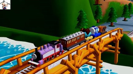 托马斯和他的朋友们第124期：罗西的紫罗兰 火车游戏★永哥玩游戏