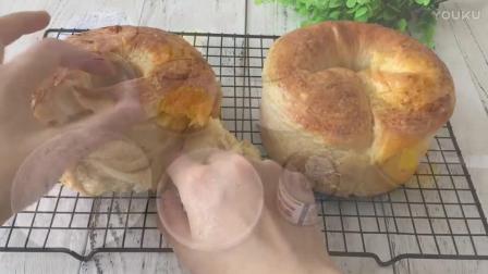 蛋糕烘焙教程 手撕面包的制作方法hn0 烘焙入门面包的做法视频教程