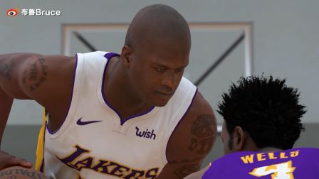 【布鲁】NBA2K18生涯模式：奥尼尔威尔斯合拍签名鞋广告！佳得乐激浪代言秀44