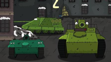 坦克世界动漫 坦克动画片 坦克大战直升飞机 动