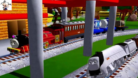托马斯和他的朋友们第134期：托马斯和史赛宾 火车游戏★永哥玩游戏