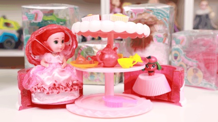 趣盒子玩具 第一季 杯子蛋糕小公主变色生日蛋糕玩具开箱